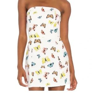 AMANDA UPRICHARD MANDY DRESS-butterfly